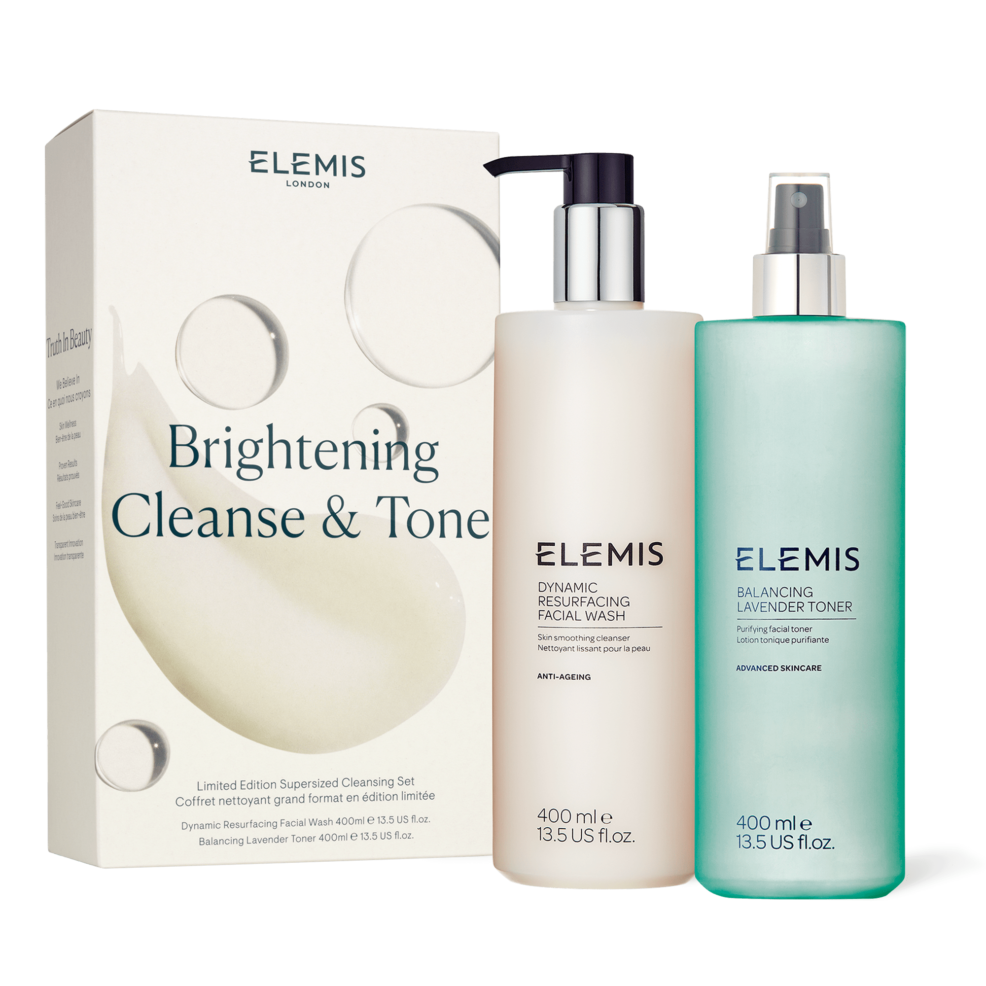 Лімітований набір Brightening Cleanse & Tone Kit